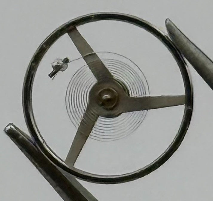 Felsa 4020 Balance Wheel Complete And Spring 7¾’’’ 5159 Watch Movement Parts NOS