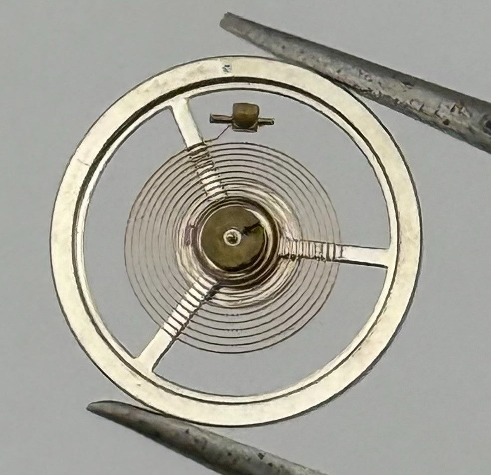 Brac 190 Balance Wheel Complete And Spring 12’’’ 4521 Watch Movement Parts NOS