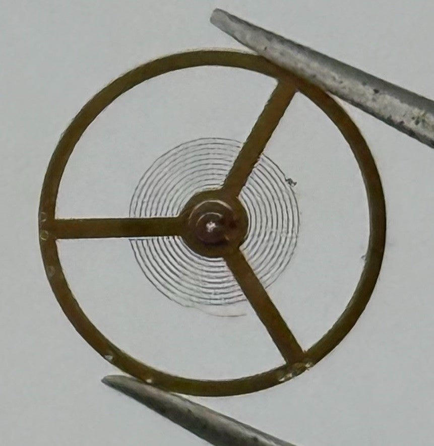 C.603 Balance Wheel Complete And Spring 10½’’’ Renata Watch Movement Parts NOS