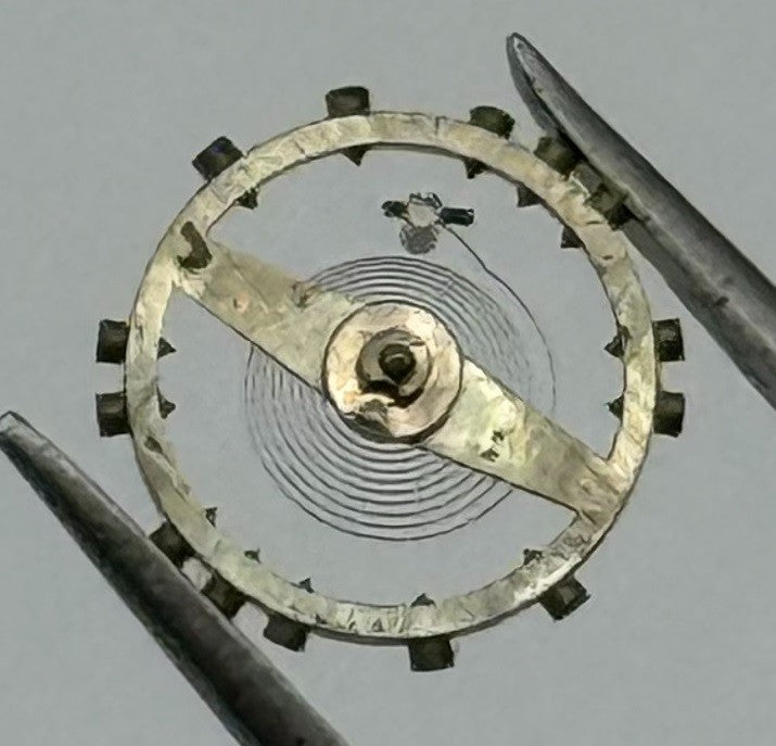 ETA 761 1201 Balance Wheel Complete And Spring Renata 145 Watch Movement Parts