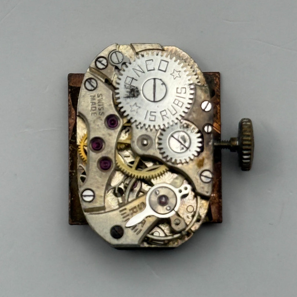 Lanco Langendorf 524 Watch Movement Running Ladies Swiss 15 Rubis Parts 12.7mm