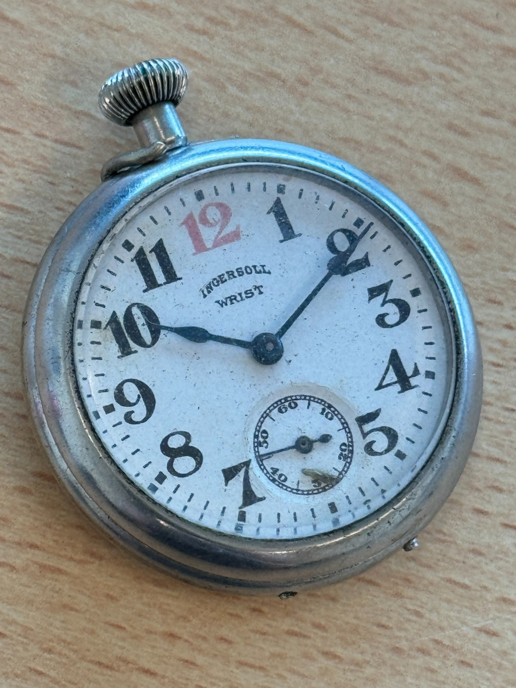 Ingersoll Midget Wrist Watch Vintage Original Guarantee In Case To Repair 39mm