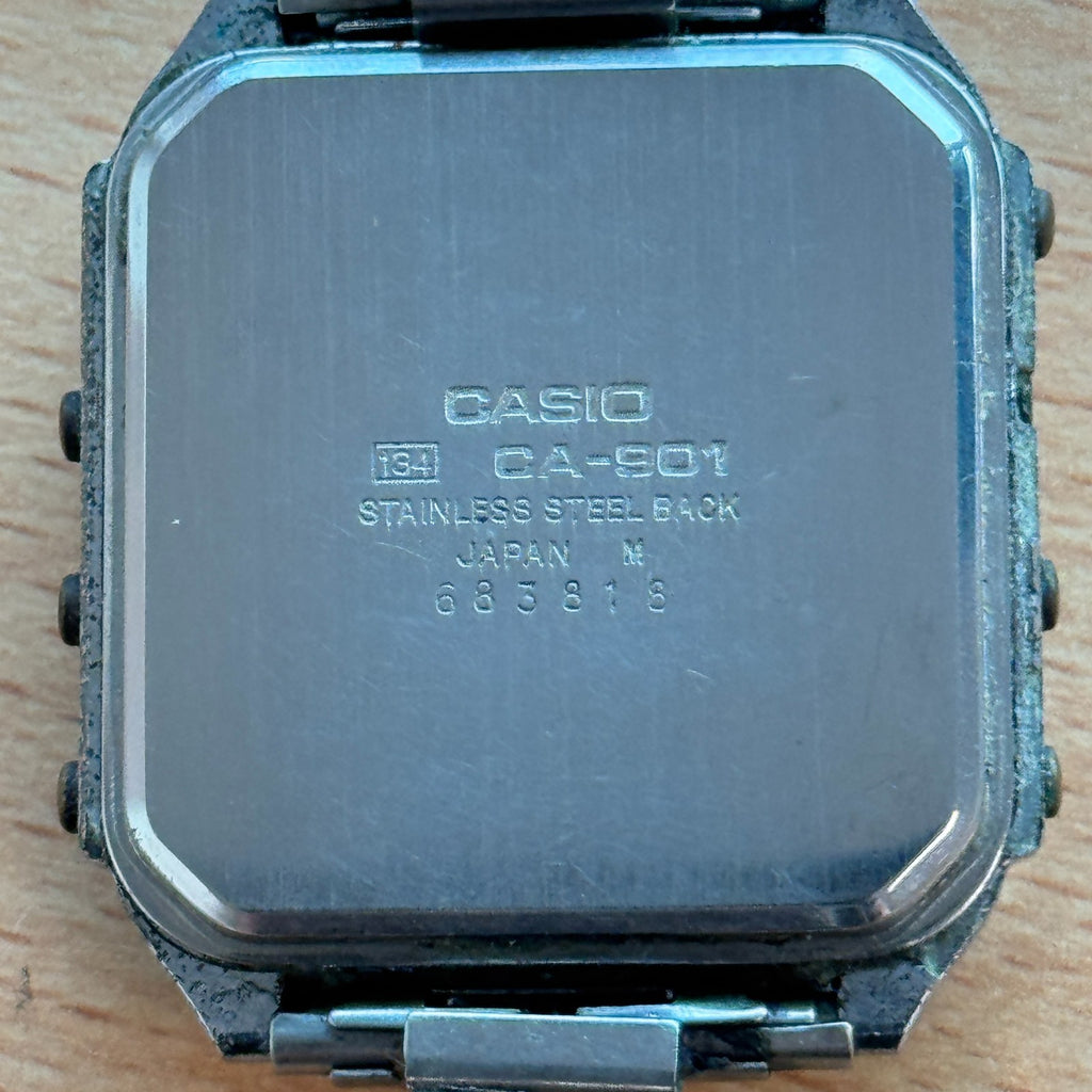 Casio CA-901 Watch - Calculator Game - Rare Model - Untested For Parts / Repair