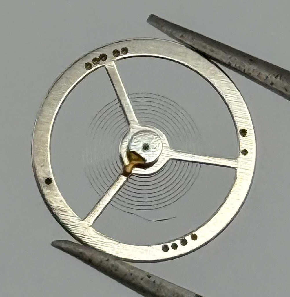 Brac 500 Balance Wheel Complete And Spring Renata 1636 Watch Movement Parts NOS