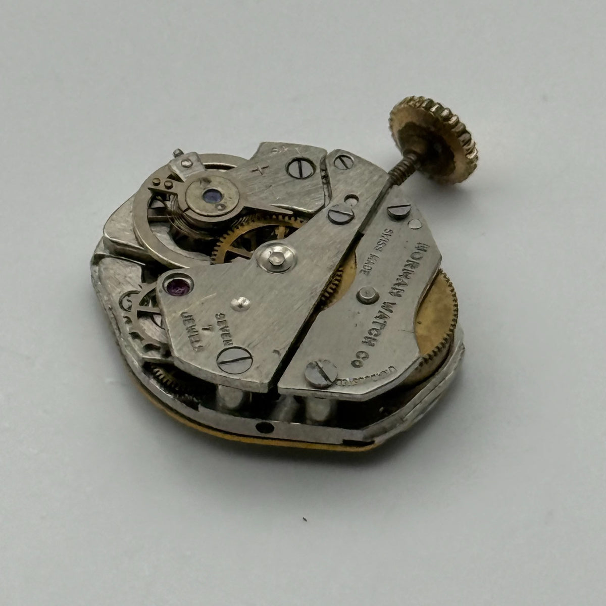 EB 1612 Watch Movement Norman De Luxe Swiss Manual Wind Parts Repair 15.2mm