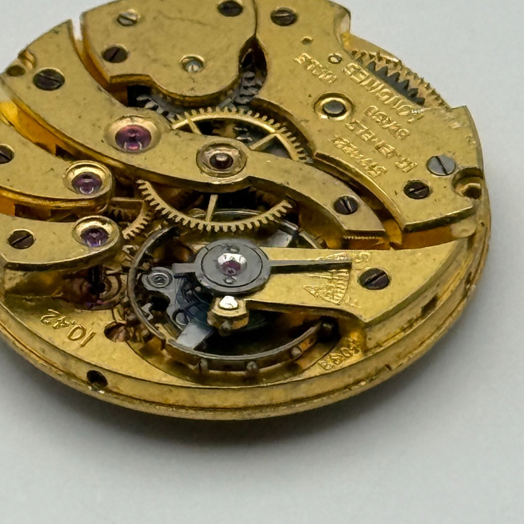 Longines 10.42 Watch Movement - Sub Seconds - For Parts / Repair - 22.4mm