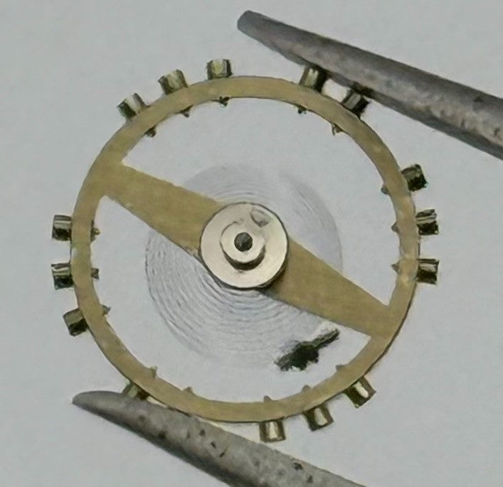 Kurtz 570 Balance Wheel Complete And Spring 5¼’’’ Watch Movement Parts NOS