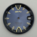 Seiko Watch Dial Perpetual Calendar Titanium Blue Spare Parts Repair 29.4mm