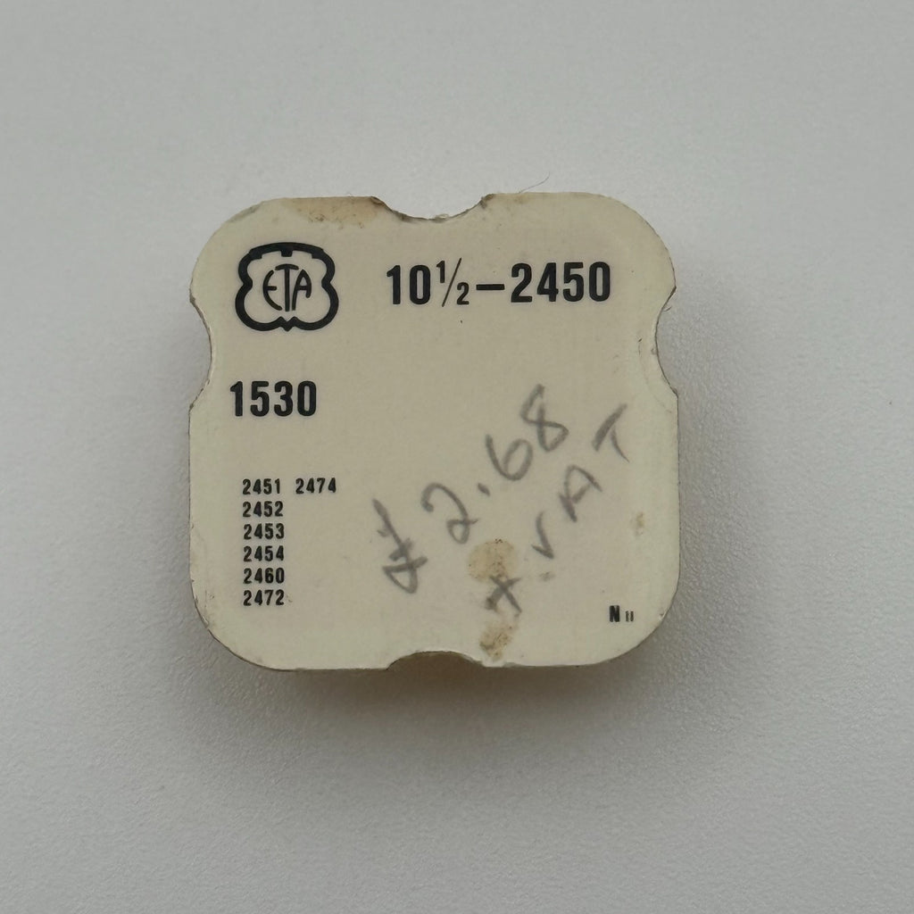 ETA 2450 Auxiliary Reversing Wheel - 10 1/2 - 1530 - New Old Stock - Watch Parts