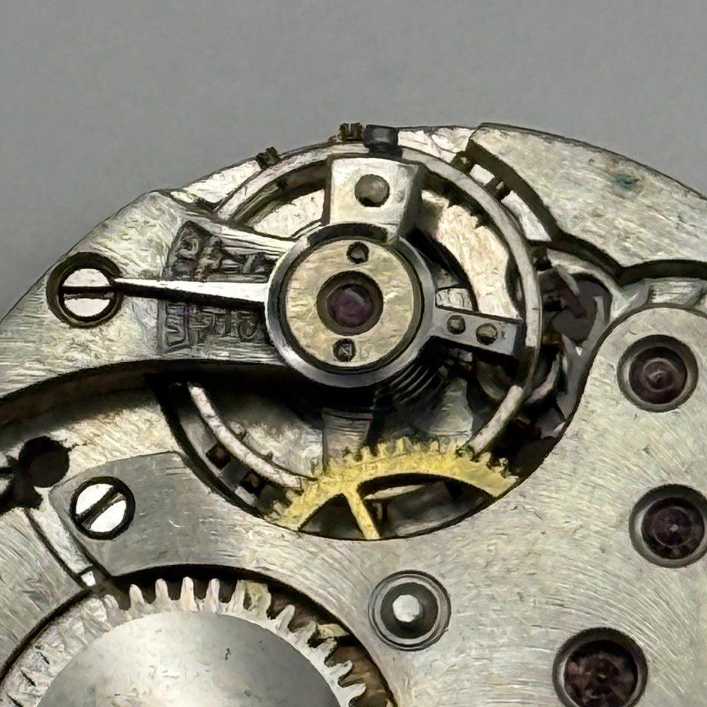 Unidentified Watch Movement Swiss Manual Wind Vintage Parts Repair 23.6mm