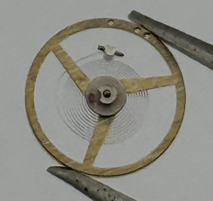 FHF 35-21 Balance Wheel Complete And Spring Renata 1722 Watch Movement Parts NOS
