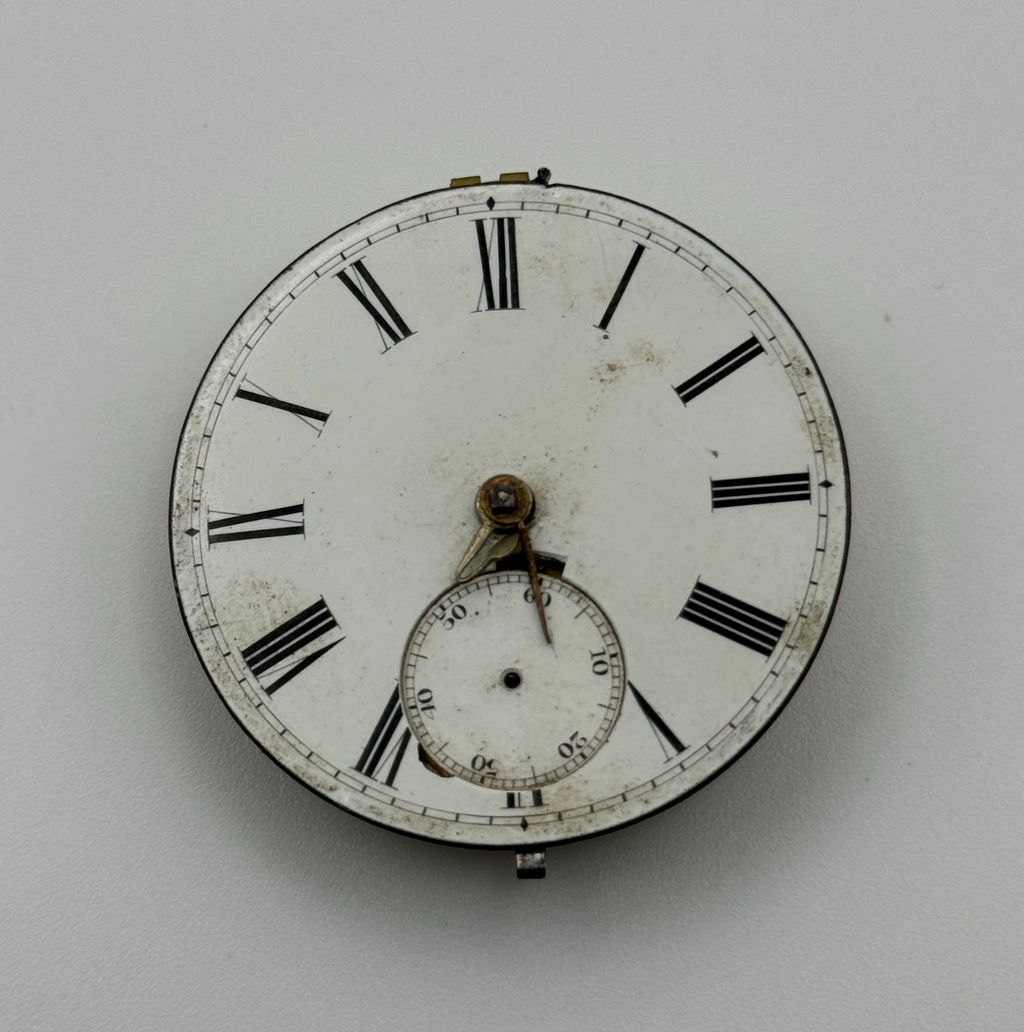 English Lever Pocket Watch Movement - James Reid & Co. Coventry - Parts / Repair