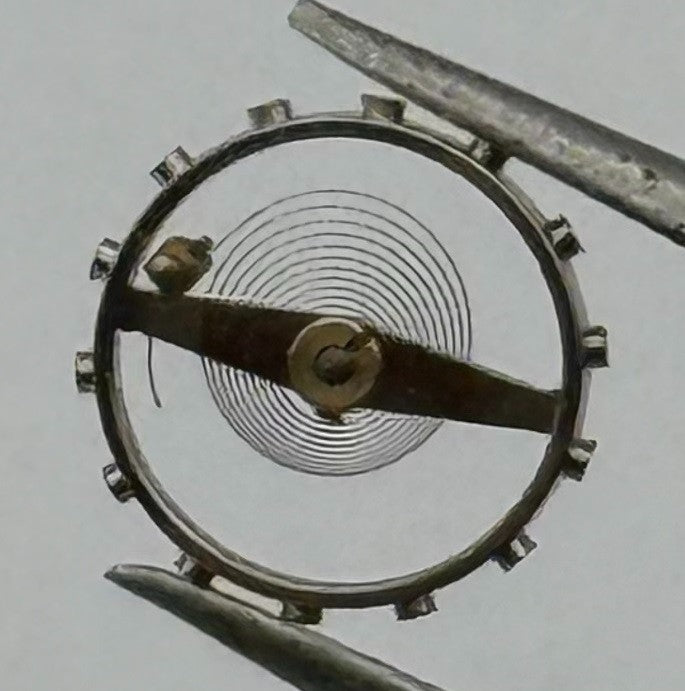 EB 1116 Balance Wheel Complete And Spring 8¾''' Ronda 192 Watch Movement Parts