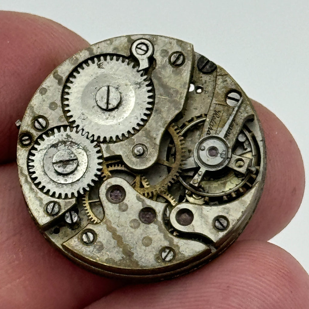 Unidentified Watch Movement Manual Wind Swiss Parts Repair 24.8mm