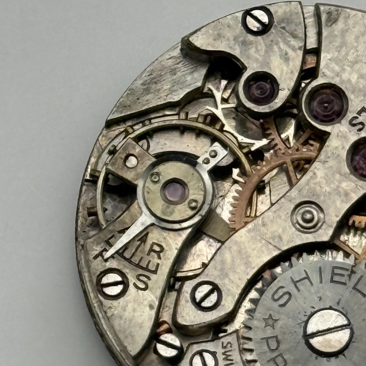 Maru Watch Movement Shield Precision 15 Jewels Swiss Manual Wind Parts 23.2mm