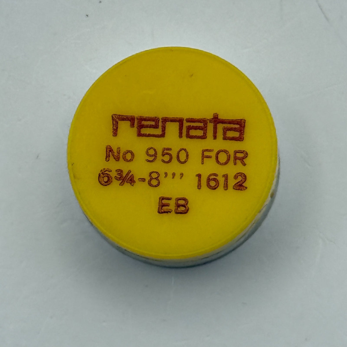 EB 1612 Balance Wheel Complete And Spring 6¾ x 8’’’ 950 Watch Movement Parts NOS