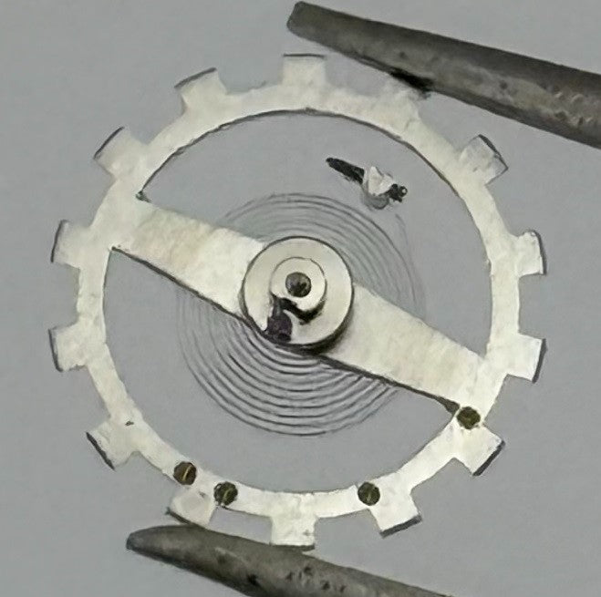 Brac 2051 Balance Wheel Complete And Spring Renata 497 Watch Movement Parts NOS