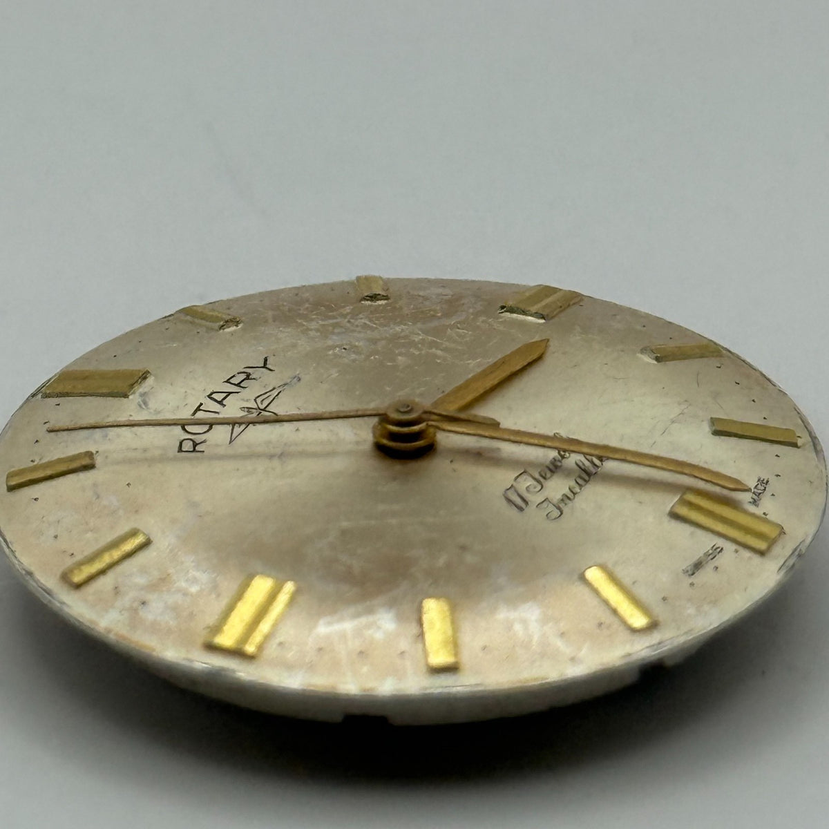 AS 1795 Watch Movement - A. Schild 1795 Rotary - For Parts / Repair - 25.8mm