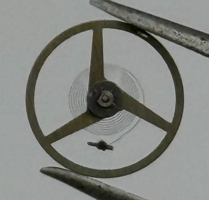 ETA 2487 Balance Wheel Complete And Spring Renata 1269 Watch Movement Parts NOS