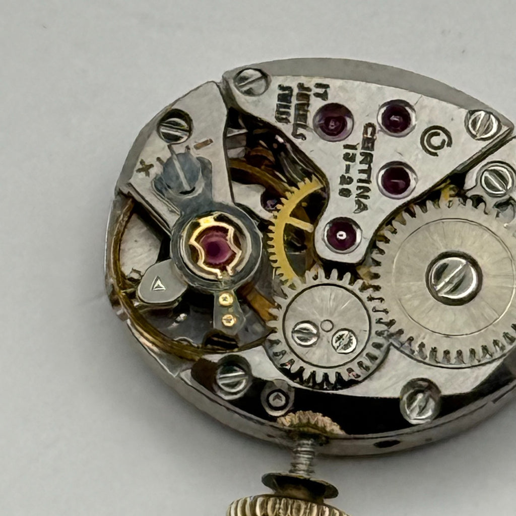 Certina 13-20 Watch Movement Ladies 17 Jewels Running Manual Wind Parts 15.5mm