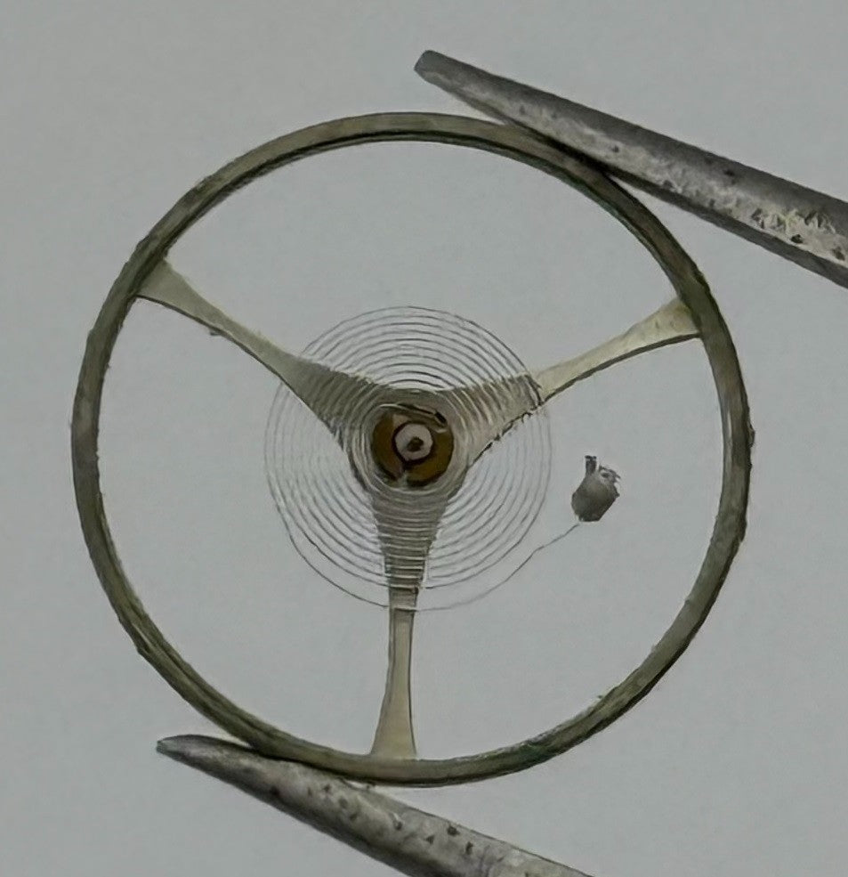 Parrenin 60 Balance Wheel Complete And Spring 11½’’’ 4981 Watch Movement Parts