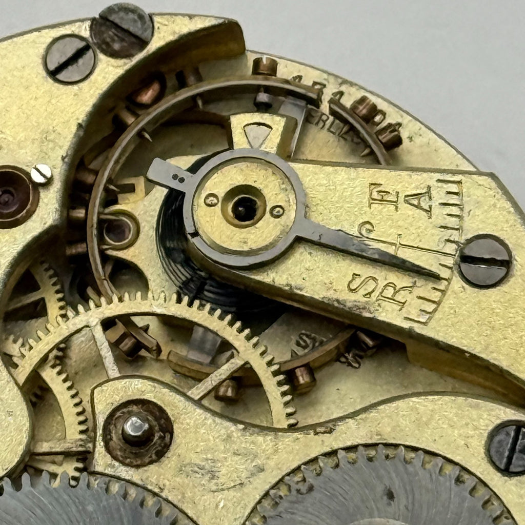IWC Peerless Pocket Watch Movement Open Face High Grade S&Co Parts 39.7mm