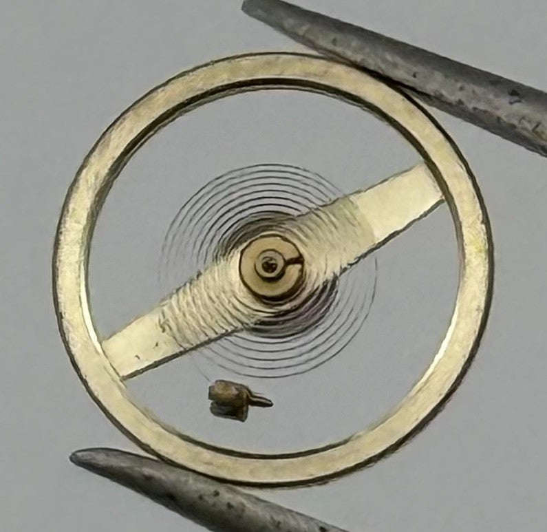 Amida 562 Balance Wheel Complete And Spring 8¾’’’ 374 Watch Movement Parts NOS