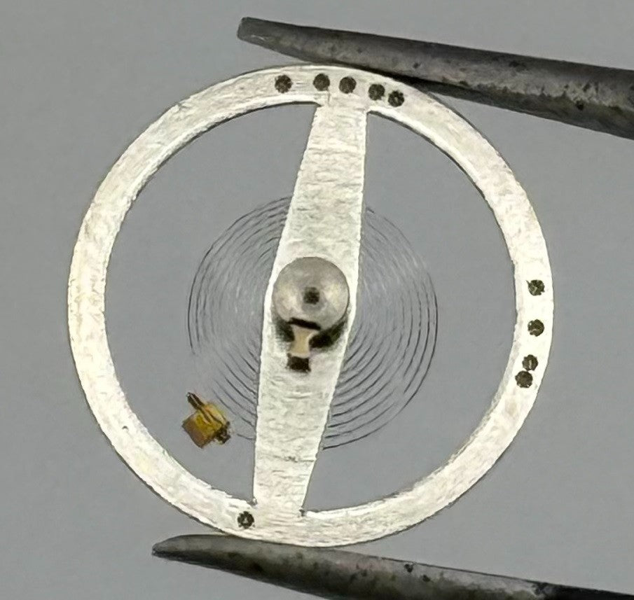 Brac 300 301 Balance Wheel Complete And Spring 1604 Watch Movement Parts NOS