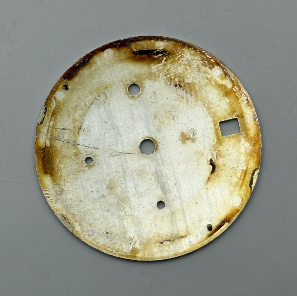 Seiko 7T32-7038 Watch Dial Chronograph Alarm SQ 50 Spare Parts Repair 27.4mm