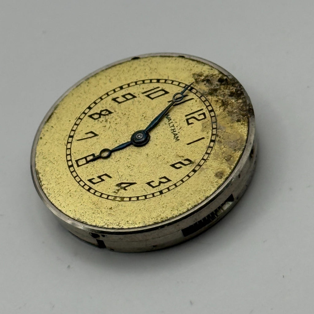 Waltham Grade 510 Watch Movement Model 1912 American Antique 6/0s Parts Repair