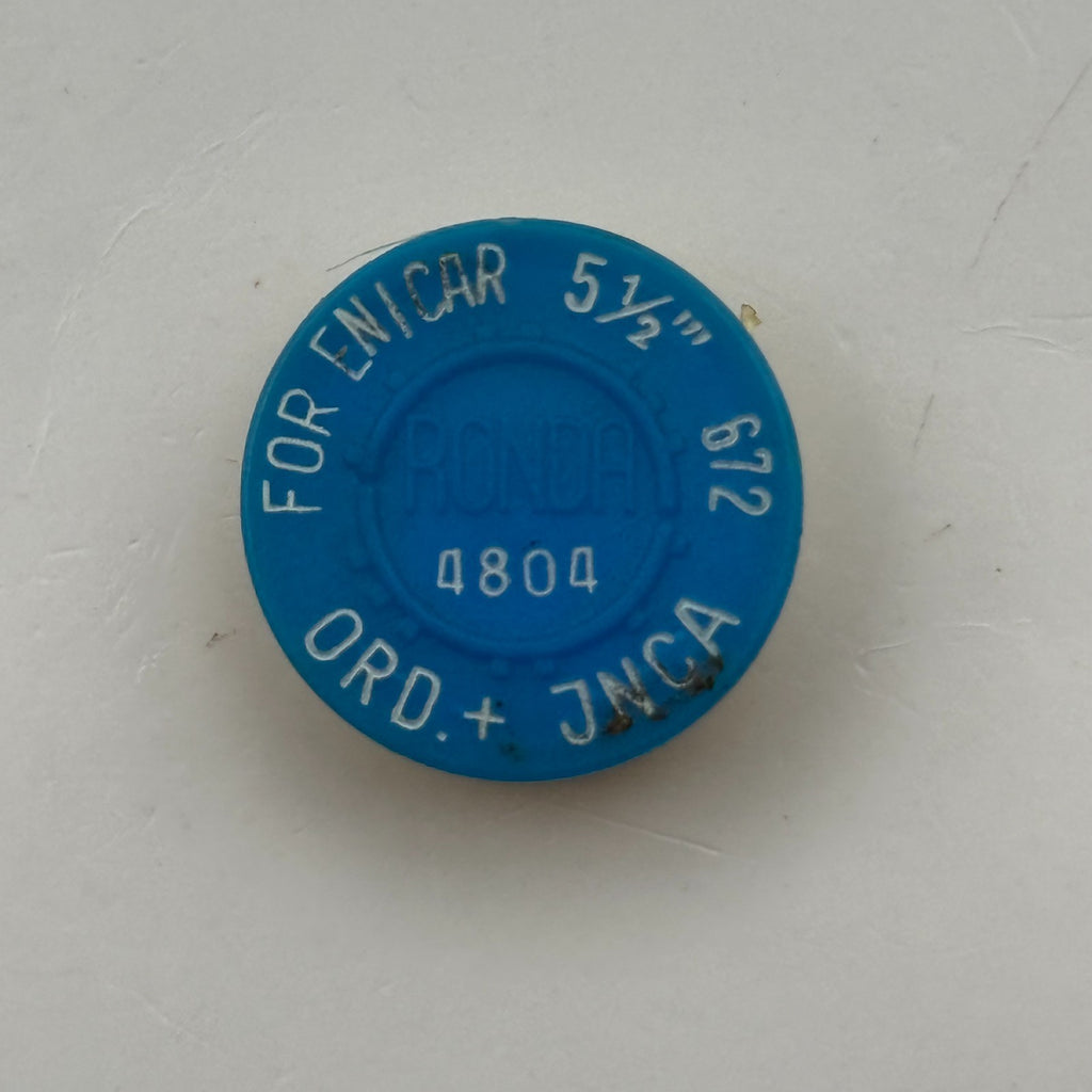 Enicar 672 Balance Wheel Complete And Spring 5½’’’ 4804 Watch Movement Parts NOS