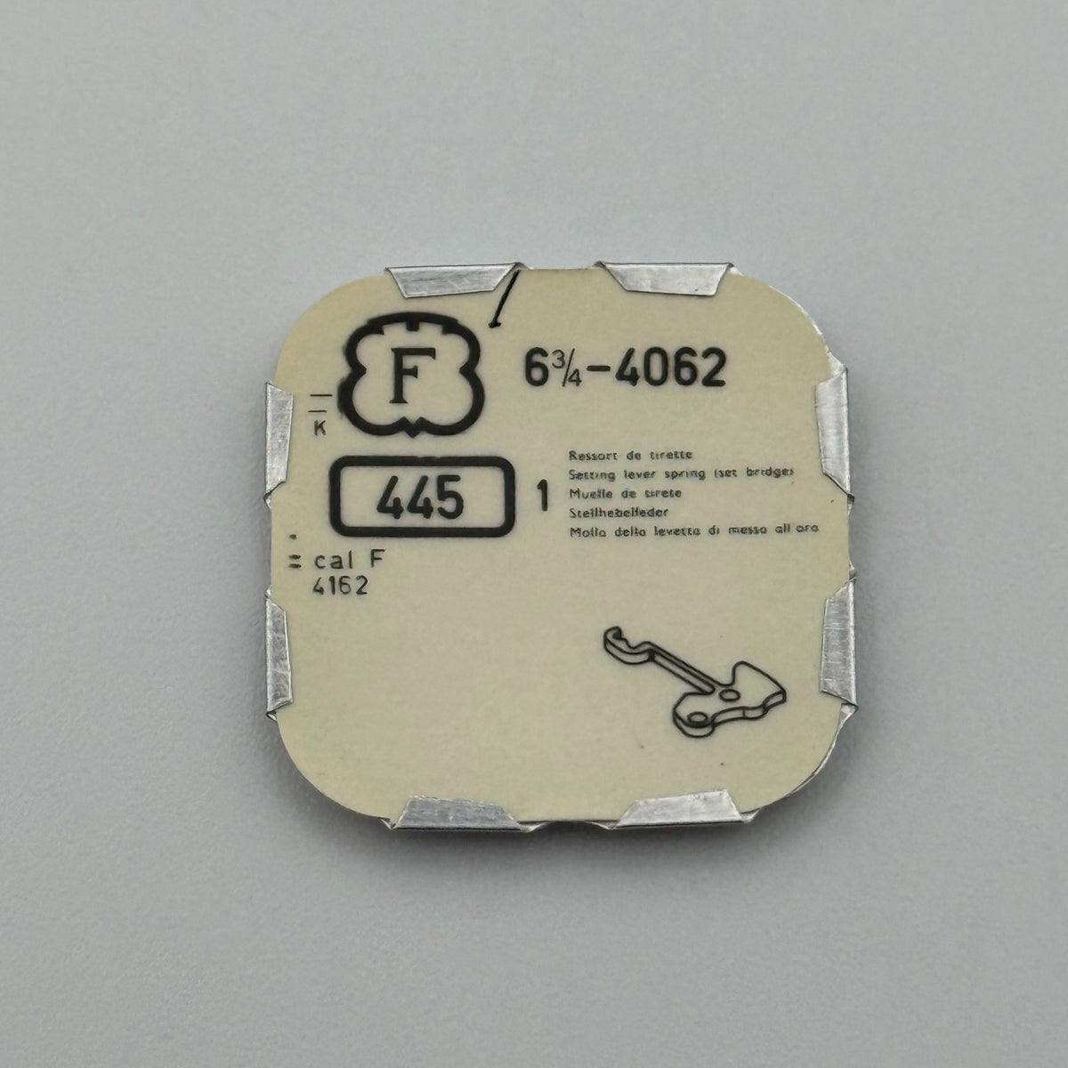 Felsa 4062 Setting Lever Spring - 6 3/4 - 445 - New Old Stock - Watch Parts