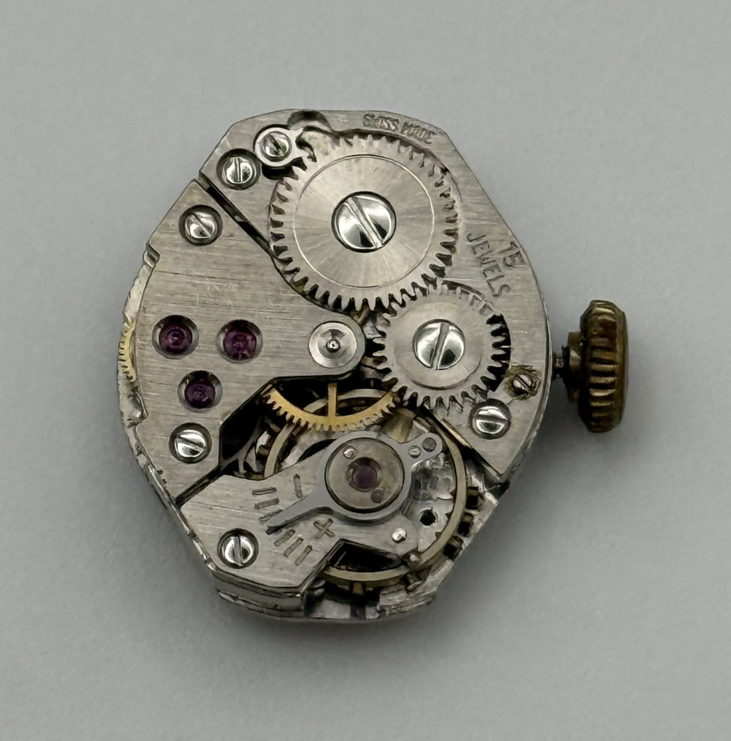 FEF 371 Watch Movement - Avia - For Parts / Repair