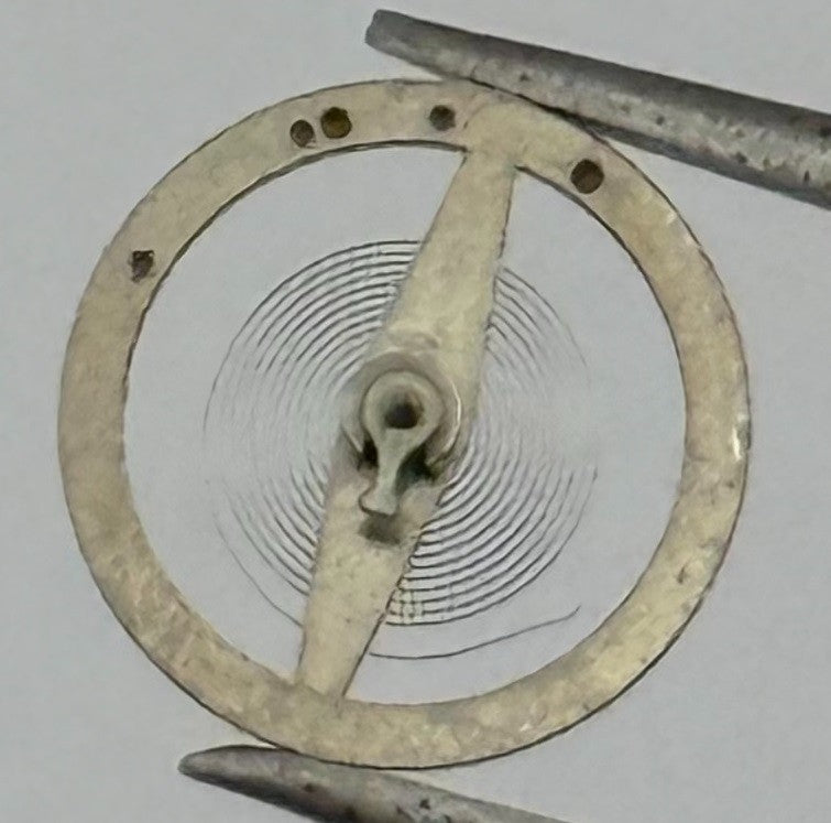 BFG 34 PL Balance Wheel Complete And Spring Renata 59 Watch Movement Parts NOS