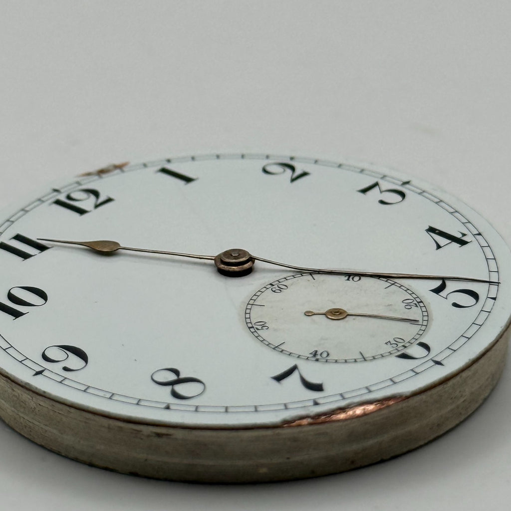 Mobilia Pocket Watch Movement High Grade Open Face Sub Seconds Parts 45.1mm