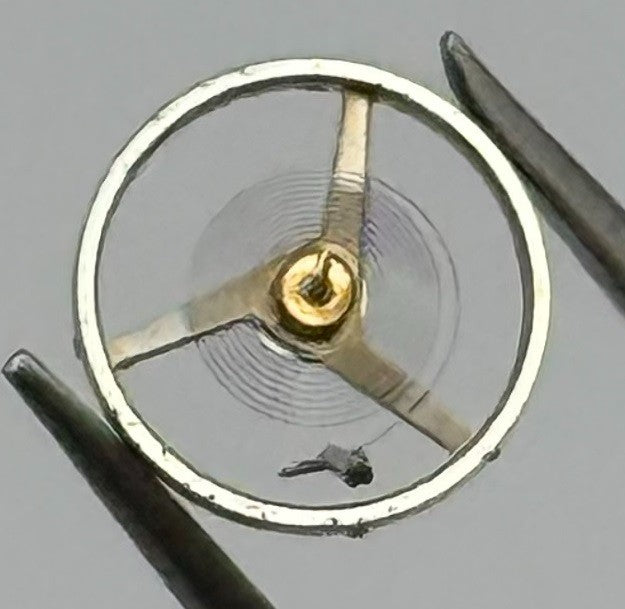 FEF 6620 Balance Wheel Complete And Spring 5½’’’ 1449 M Watch Movement Parts NOS