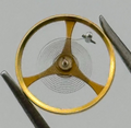 MST 349 Balance Wheel Complete And Spring 5¼’’’ 256 M Watch Movement Parts NOS