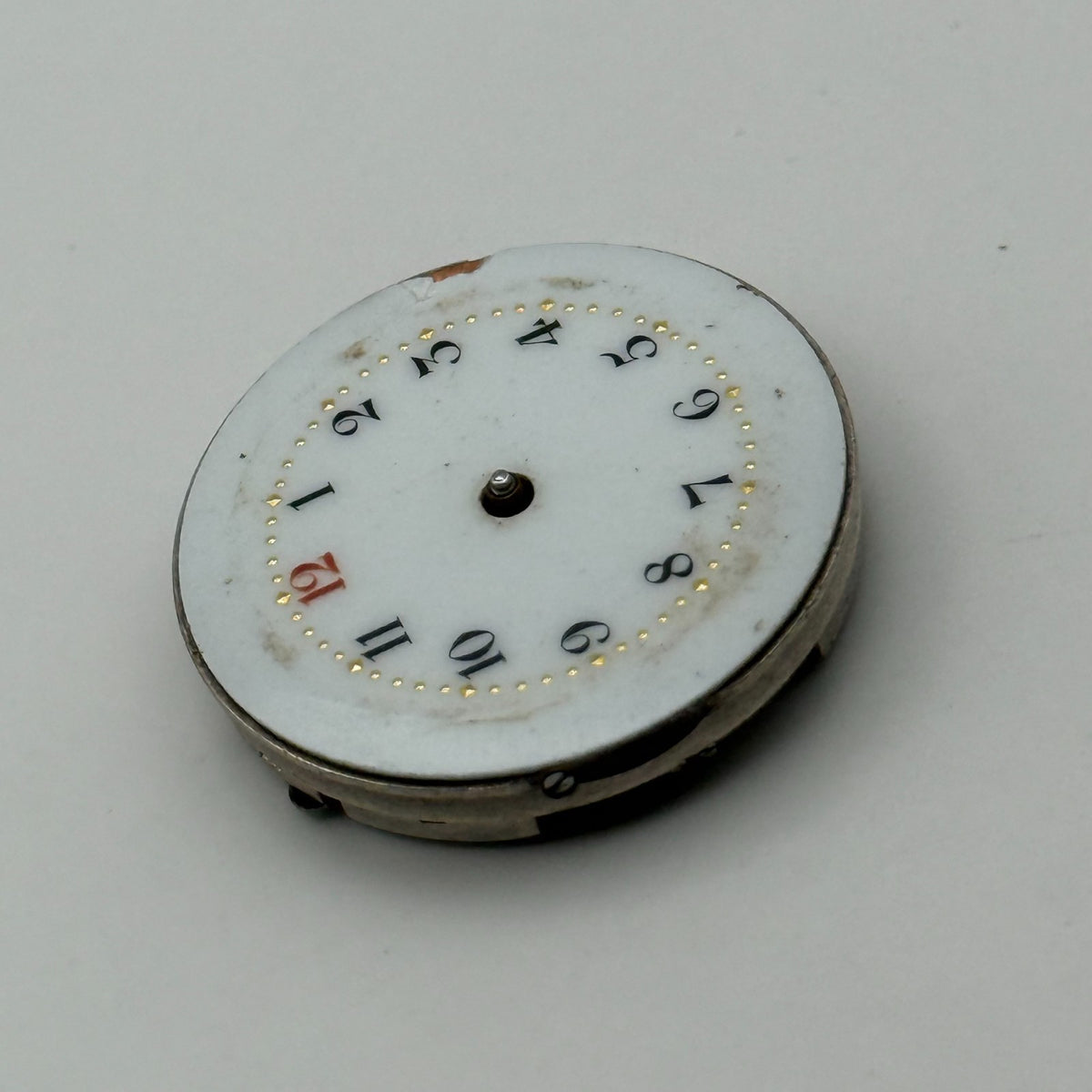 Unidentified Watch Movement Manual Swiss Vintage Wind Parts Repair 24.4mm