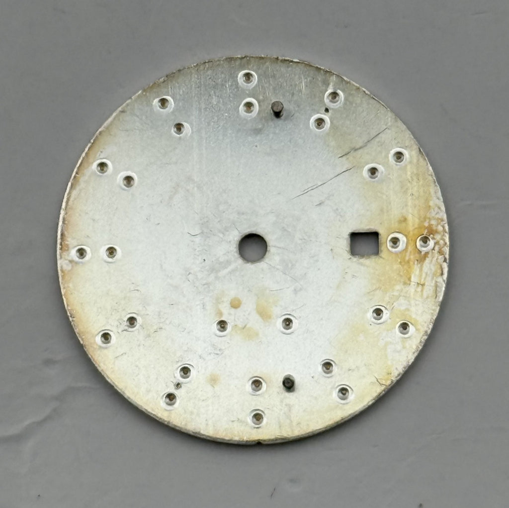 Seiko 7N82-0VP8 Watch Dial Sapphire 100M Silver Japan Spare Parts Repair 23.4mm