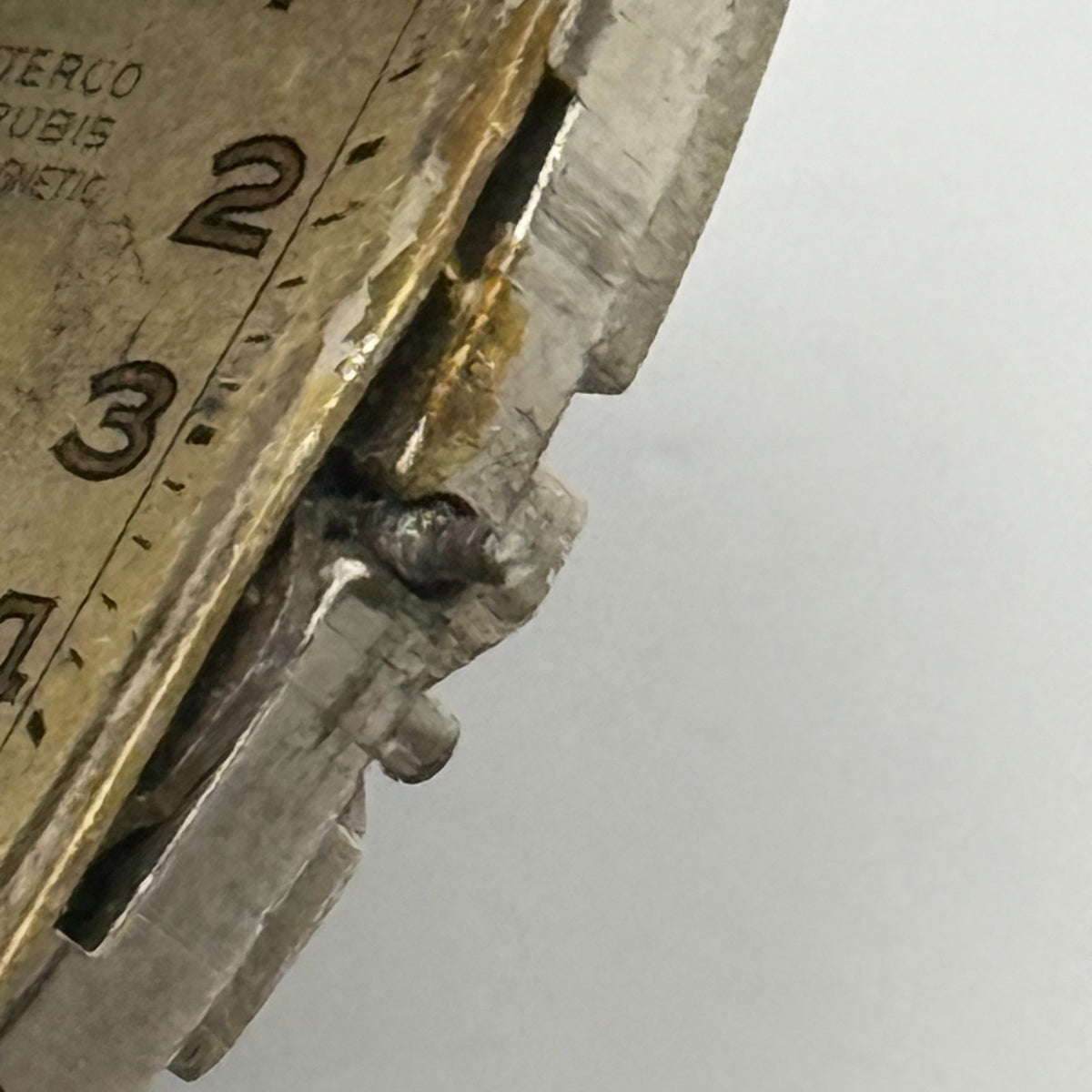JNTERCO Watch Movement 15 Rubis Antimagnetic Germany Manual Wind Parts 20mm