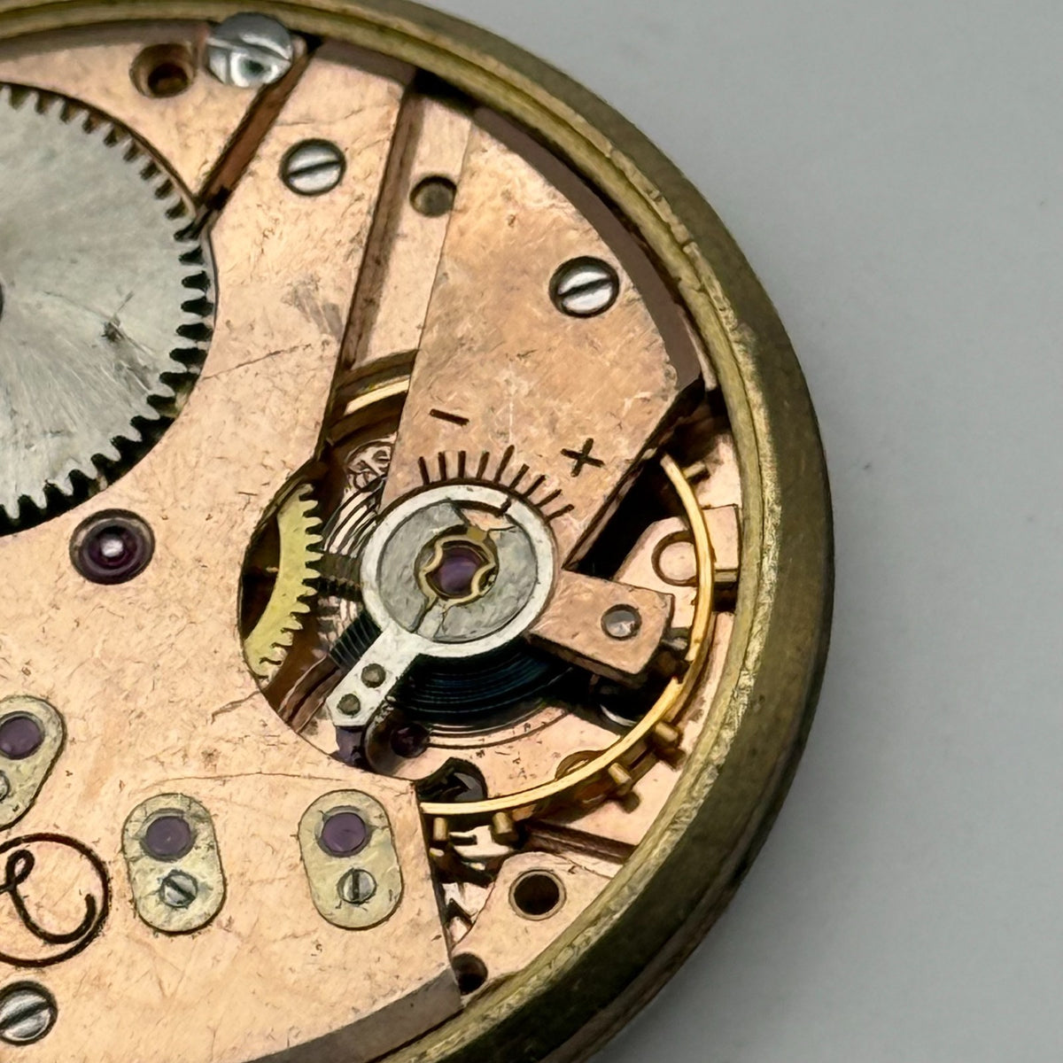 AS 1560 Watch Movement Running A. Schild 1560 Trebex 21 Jewels Parts 32.4mm