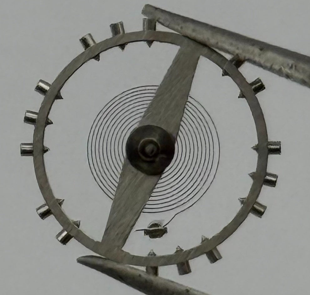 Felsa 4000 4010 Balance Wheel Complete And Spring 1436 Watch Movement Parts NOS