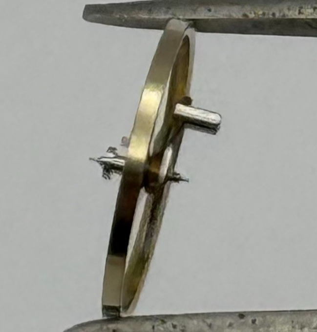 UT 530 6360 6470 Balance Wheel Complete And Spring 1455 M Watch Movement Parts