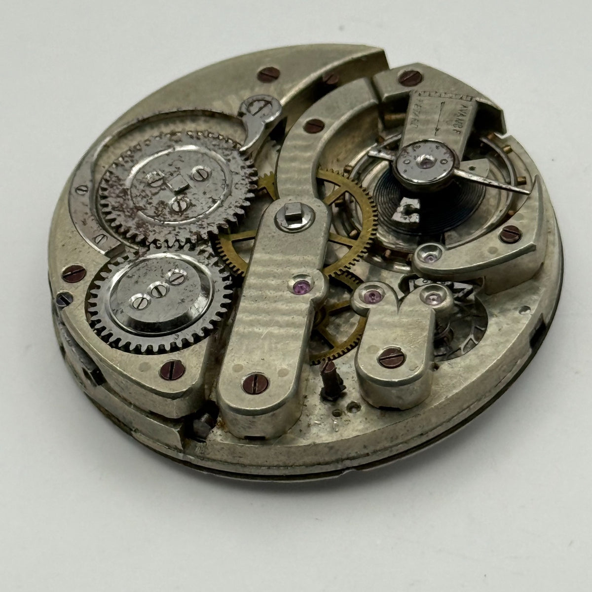 Max Gugenheim Neveu Pocket Watch Movement High Grade Antique Hunter Parts 41.2mm