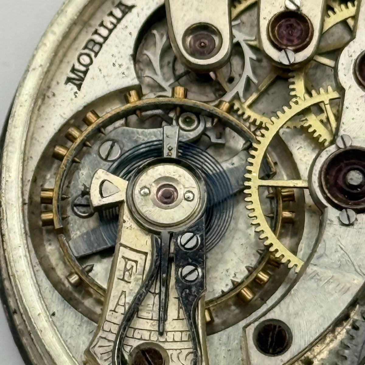 Mobilia Pocket Watch Movement High Grade Open Face Sub Seconds Parts 45.1mm