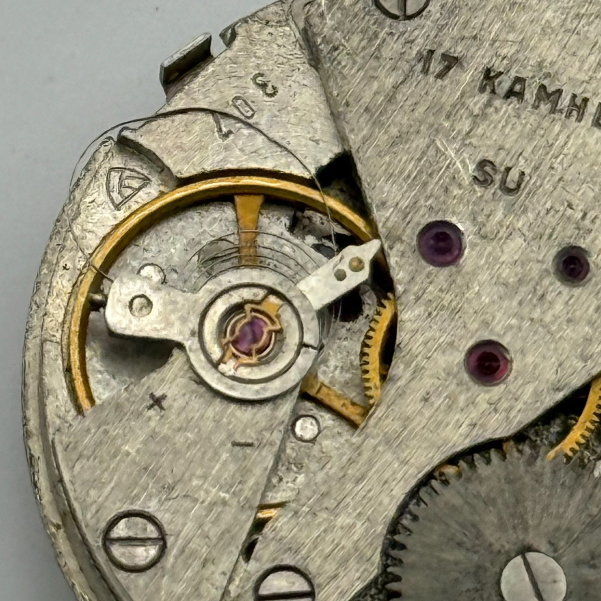 Raketa 2628.H Watch Movement Soviet 17 Jewels Manual Wind Parts Repair 26.6mm