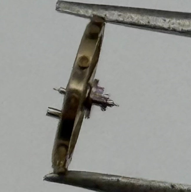 AS 976 1012 Balance Wheel Complete And Spring Renata Watch Movement Parts NOS