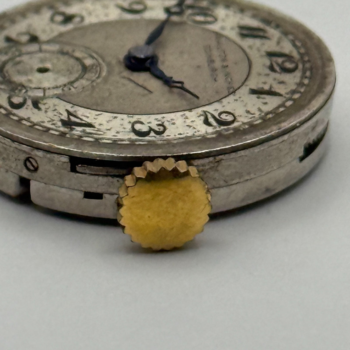 Hamilton & Inches Edinburgh Watch Movement Blue Jewels Sub Seconds Parts 21.9mm