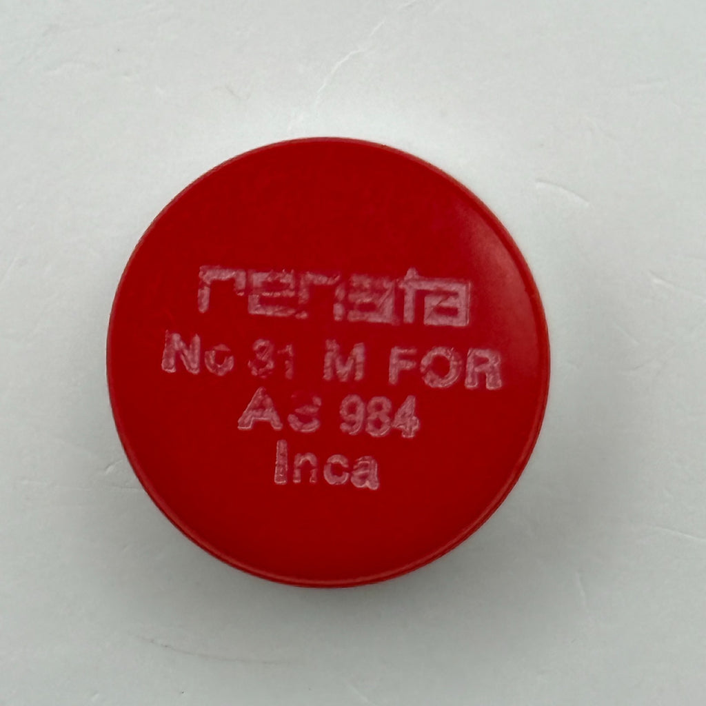 AS 984 Inca Balance Wheel Complete And Spring Renata 31 Watch Movement Parts NOS