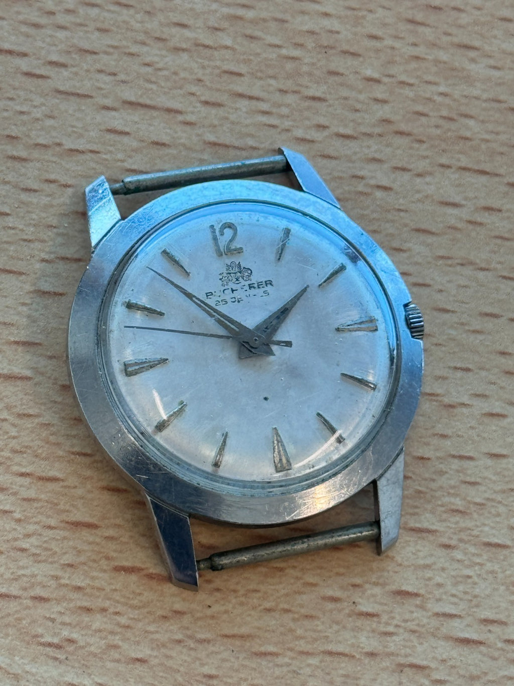 Bucherer Automatic Vintage Mens Watch Running Antimagnetic Incabloc Swiss 34mm
